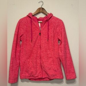 Green Tea Medium Ladies Zip-Up Hoodie Pink- Size Medium